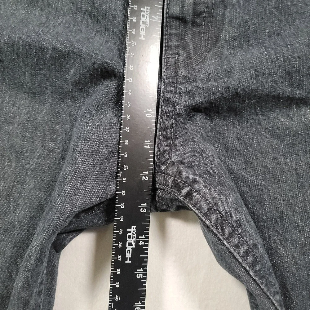 Y2k Enyce Men Jeans 48x34‎ Gray Straight Leg Denim Hip Hop Streetwear